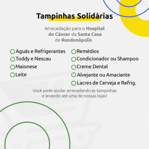 Tampinhas solidárias, Tropical supermercados